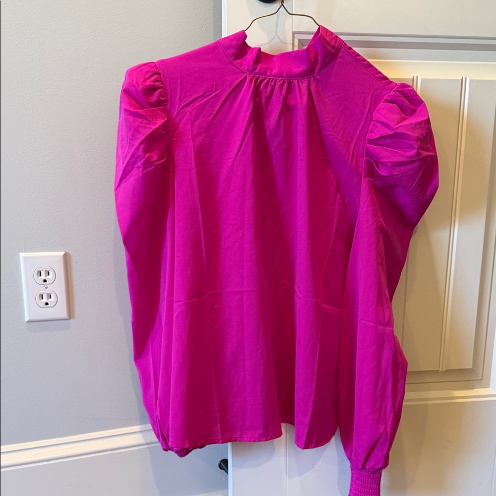 Flying Tomato Fuchsia Blouse